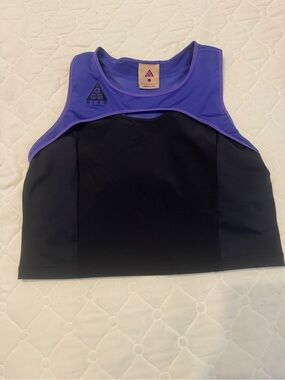Nike ACG Purple and Black Sport Crop Tank